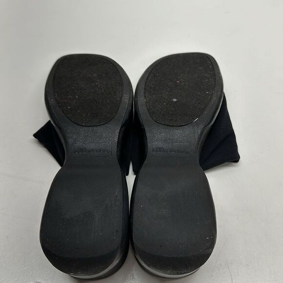 No Boundaries Lizzie Chunky Slip On Chonky Sandals Open Toe Black VTG 90s 8.5 - Picture 10 of 11